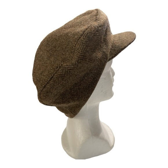 Vintage Men’s Wool Brown Tweed Driver Cap by Seifter Associates - L - Picture 2 of 11